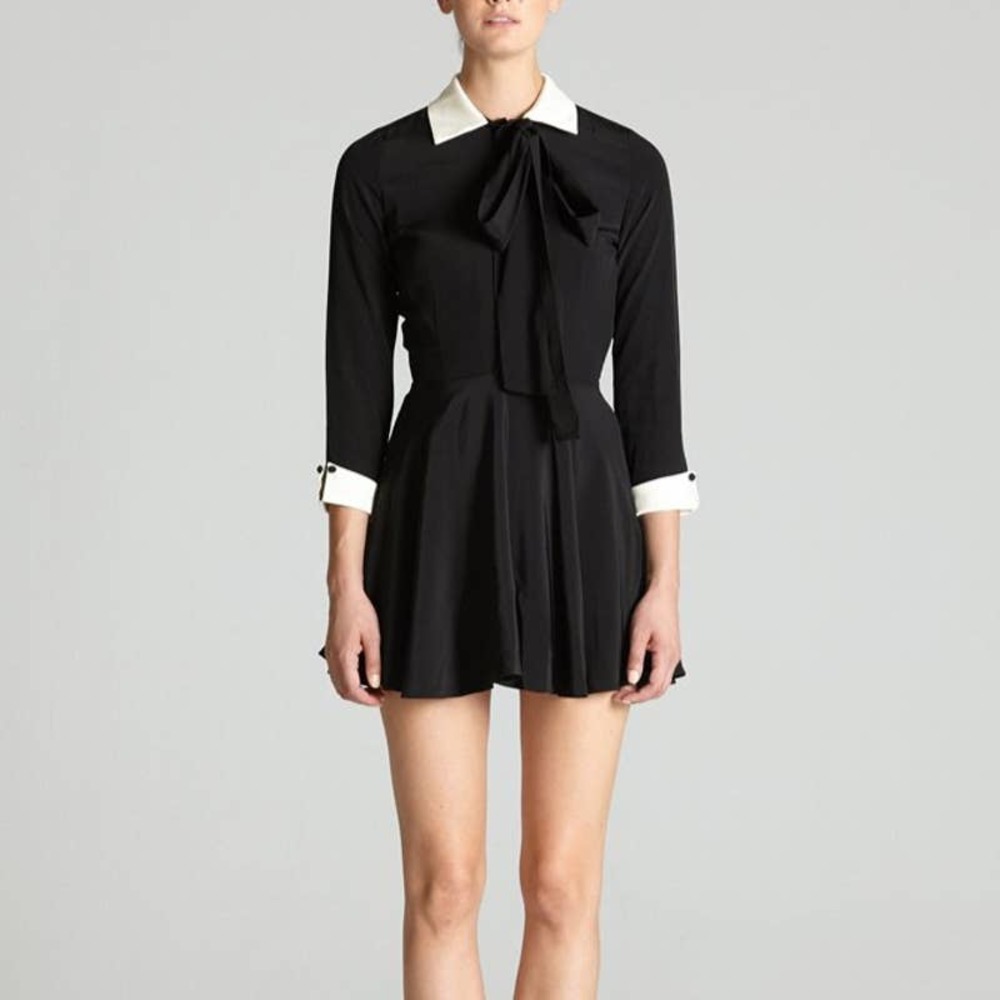 L'ÉCOLE DES FEMMES The Secrétaire Dress Black Size 12